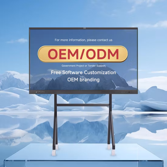 Schede intelligenti da 75 pollici;  Scheda interattiva a schermo piatto