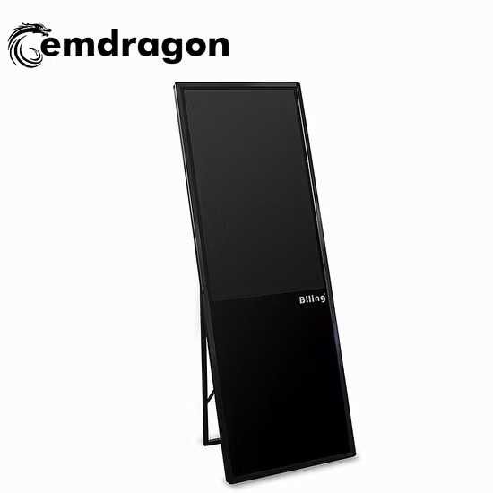 Display per segnaletica digitale pubblicitaria LCD WiFi portatile da 43 pollici per negozio al dettaglio